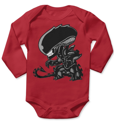 alien Long Sleeve Baby One-Piece
