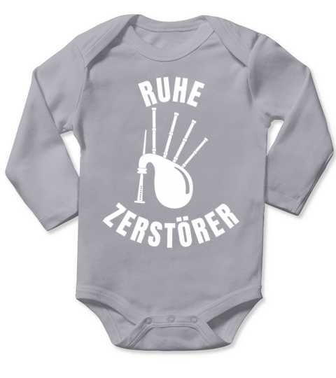 Bagpipe Bagpiper Gift Long Sleeve Baby One-Piece