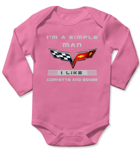 Corvette C6 DoB Long Sleeve Baby One-Piece