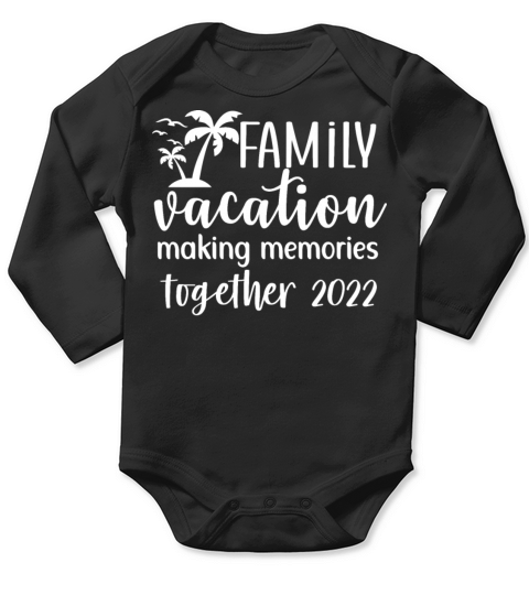 Family Trip Vacation Summer Vintage Shirt Long Sleeve Baby One-Piece