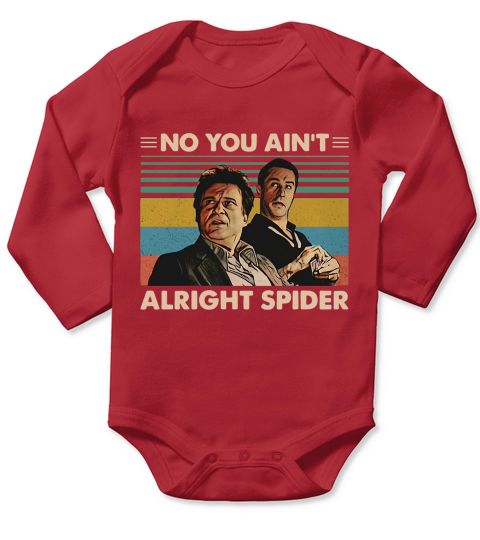 GoodFellas No you ain’t alright spider vintage shirt Long Sleeve Baby One-Piece