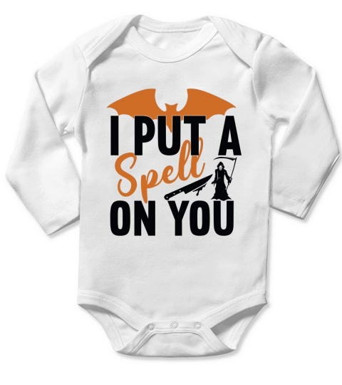 I Put a Spell on You Long Sleeve Baby One-Piece
