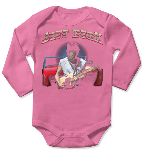 Jeff Beck - Unisex Long Sleeve Long Sleeve Baby One-Piece