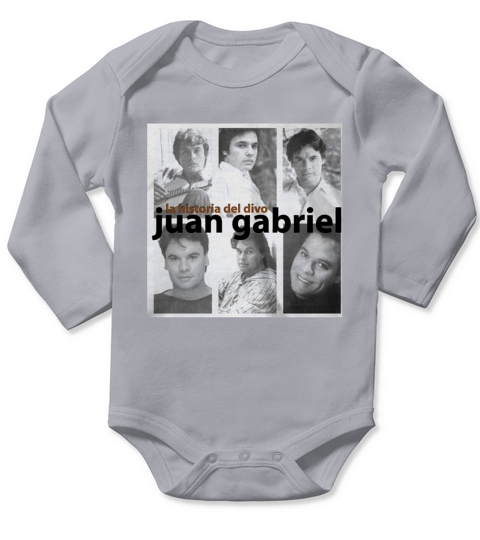 Juan Gabriel - Old Picture Long Sleeve Baby One-Piece