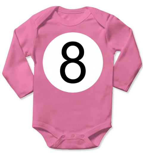 Magic 8 Ball - Women TShirt Long Sleeve Baby One-Piece