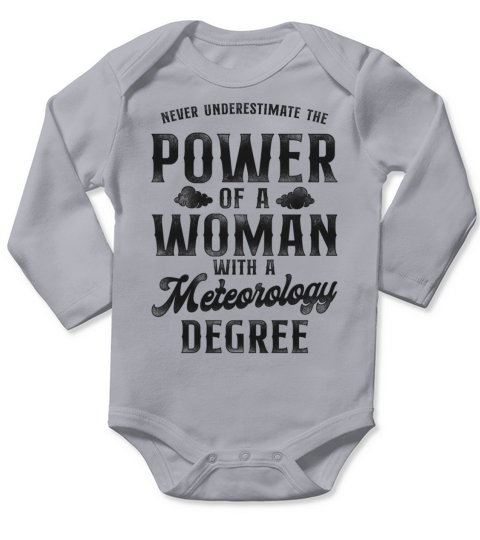 Meteorologist Weather Forecast Long Sleeve Baby One-Piece