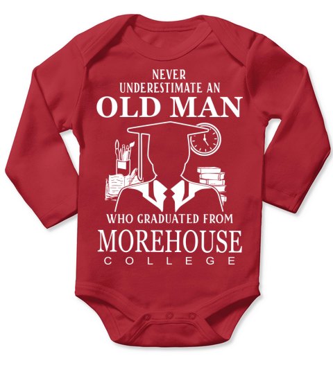 morehouse college Long Sleeve Baby One-Piece
