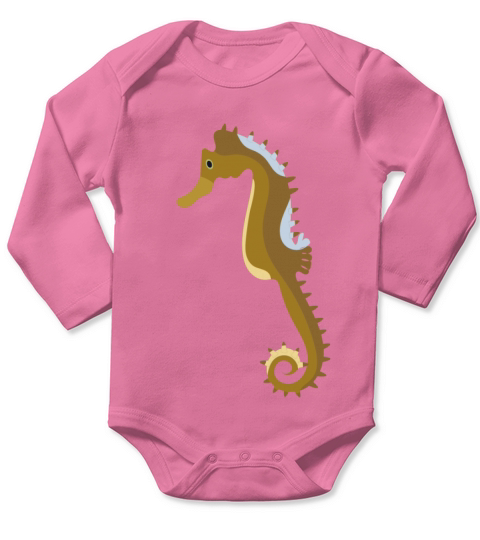 Ocean creatures  11 Long Sleeve Baby One-Piece