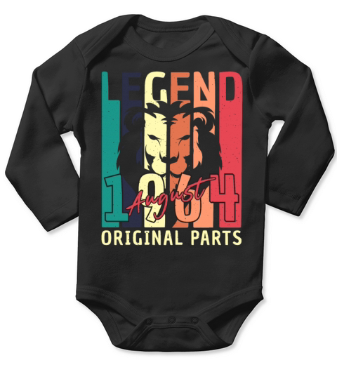 Original 1964 August Long Sleeve Baby One-Piece