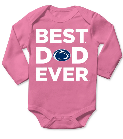 Penn State Nittany Lions_Best Dad Ever Long Sleeve Baby One-Piece