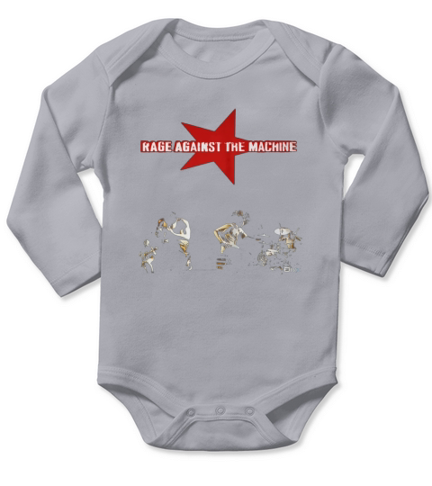 Rage Against The Machine Long Sleeve Baby One-Piece