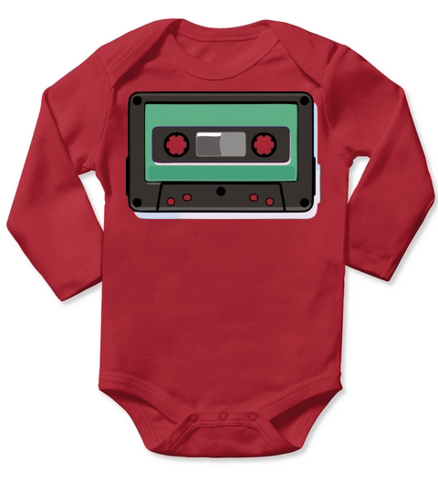 RETRO CASET Long Sleeve Baby One-Piece