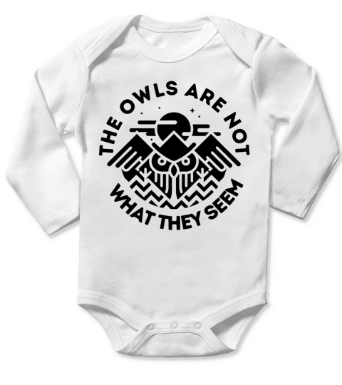 The Owls Are Not What They Seem Long Sleeve Baby One-Piece