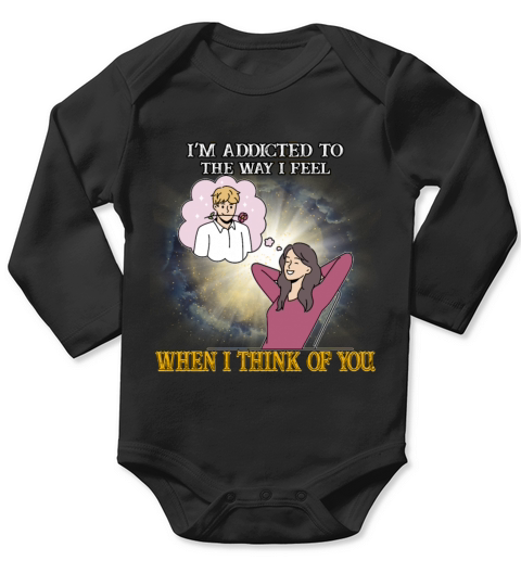 The Way I Feel When I Think Of You Funny Sarcasm Long Sleeve Baby One-Piece