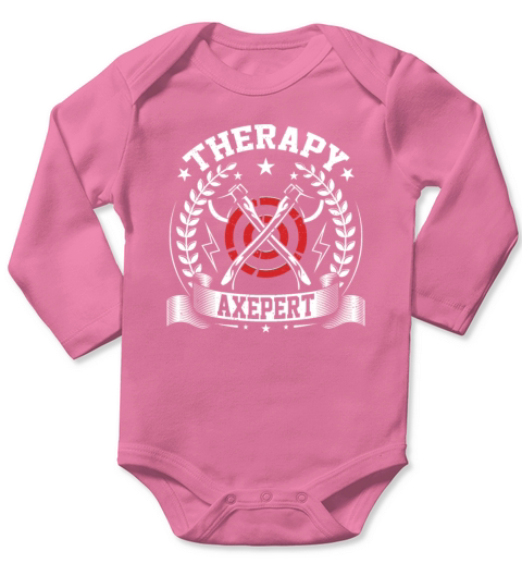 Therapy Axepert - Funny Axe Throwing Throwers Axe Long Sleeve Baby One-Piece