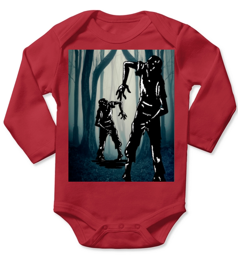 Zombies Long Sleeve Baby One-Piece