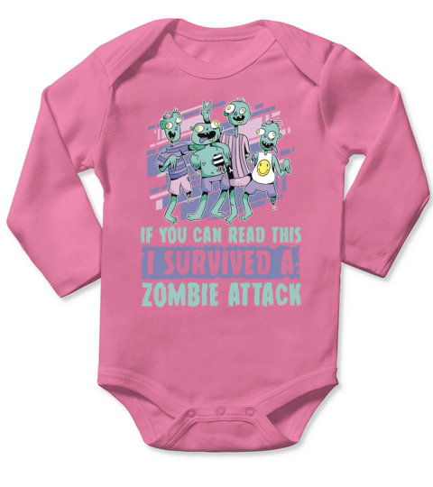 Zombies Long Sleeve Baby One-Piece