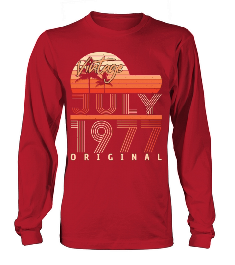 1977 July Vintage Long sleeved Unisex
