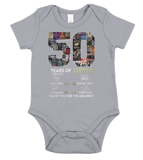 50 Years Of LedZeppelin Thank You For The Memories - Coffee Mug (colored) Short Sleeve Baby One-Piece