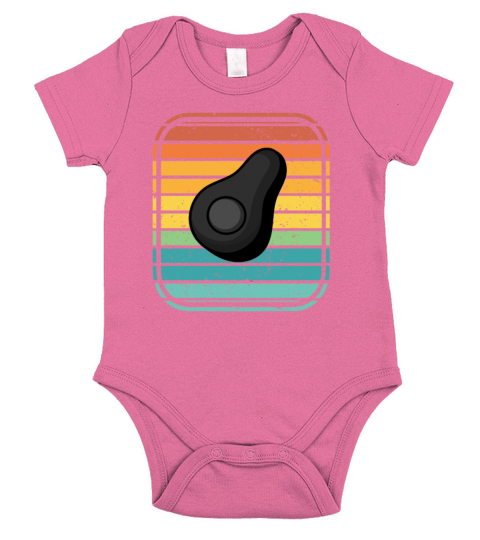 Avocado Vegan Lover Retro Veggie Diet Gift idea Short Sleeve Baby One-Piece