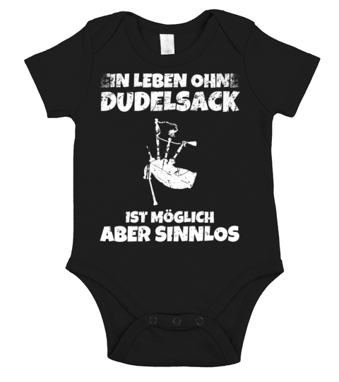 Bagpipe Bagpiper Gift Short Sleeve Baby One-Piece
