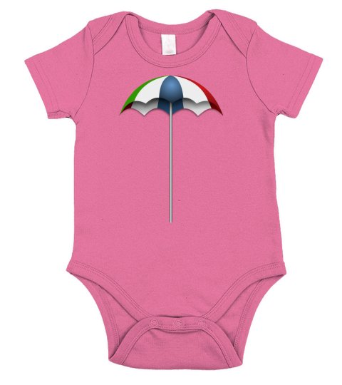 Beach Umbrella Remix Short Sleeve Baby One-Piece