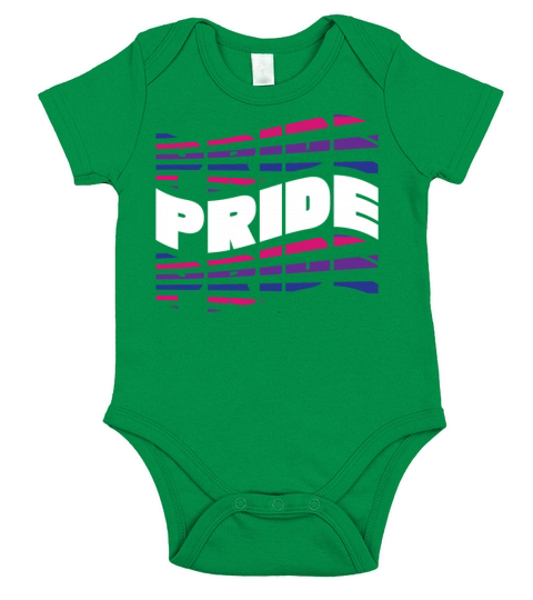 Bisexual Bi Pride Flag Pride Short Sleeve Baby One-Piece