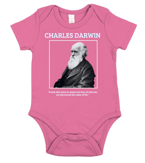 CHARLES DARWIN QUOTES Short Sleeve Baby One-Piece