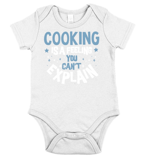 Cooking Feeling Cant Explain Chef Cooks Sayings Short Sleeve Baby One-Piece