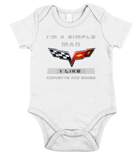 Corvette C6 DoB Short Sleeve Baby One-Piece