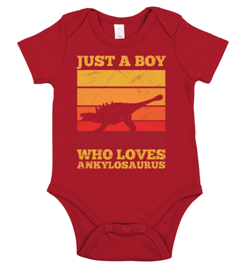 Dinosaur Ankylosaurus Quote for an Ankylosaurus Short Sleeve Baby One-Piece