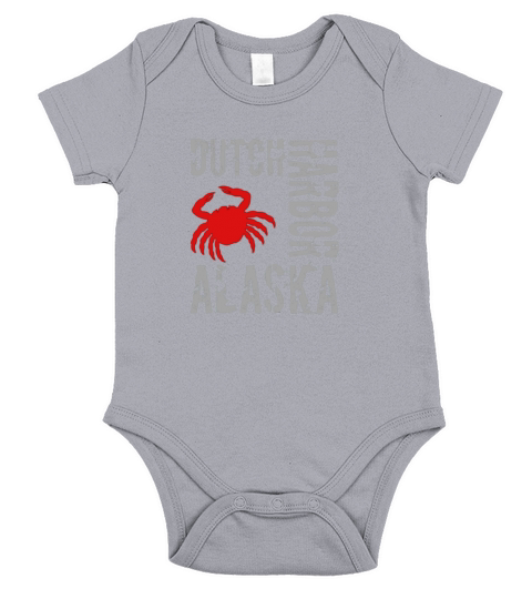 Dutch Harbor Alaska T Shirts - Alaskan Crab Fishing Shirt Short Sleeve Baby One-Piece