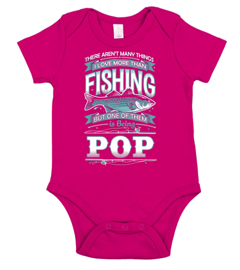 FISHING POP Short Sleeve Baby One-Piece
