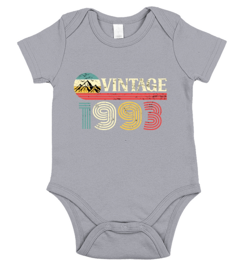 Funny Birthday Born in 1993 Limited Edition Short Sleeve Baby One-Piece