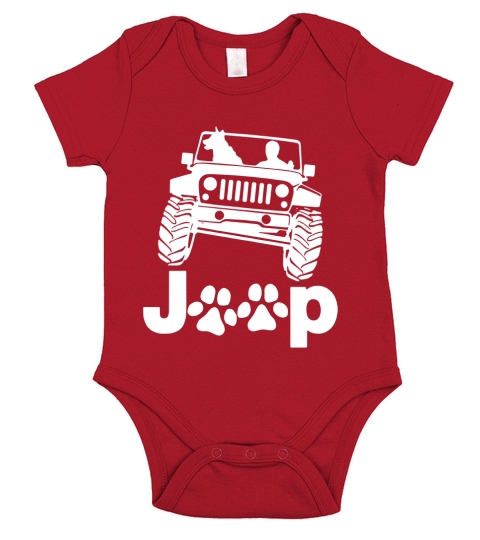JEEP DOG Short Sleeve Baby One-Piece
