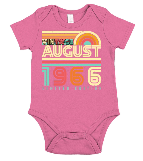 Limited Edition 1966 August Short Sleeve Baby One-Piece