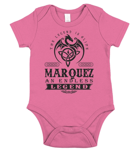 MARQUEZ The Legend Is Alive MARQUEZ An Endless Legend ColorBlack Short Sleeve Baby One-Piece