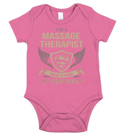 MASSAGE THERAPIST - WHAT IS YOUR SUPERPOWER Short Sleeve Baby One-Piece