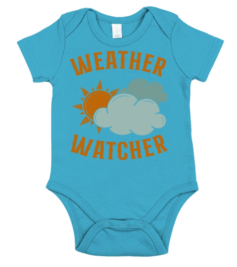 Meteorologist Weather Forecast Short Sleeve Baby One-Piece