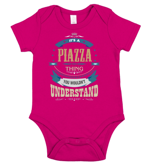 PIAZZA, Its a PIAZZA thing Short Sleeve Baby One-Piece