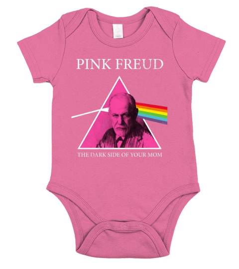 Pink Freud The Dark Side Of Your Mom Short Sleeve Baby One-Piece