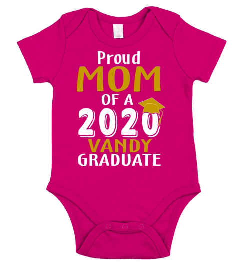 Proud Mom Of A 2020 Vandy Vanderbilt University Graduate - Coffee Mug (colored) Short Sleeve Baby One-Piece