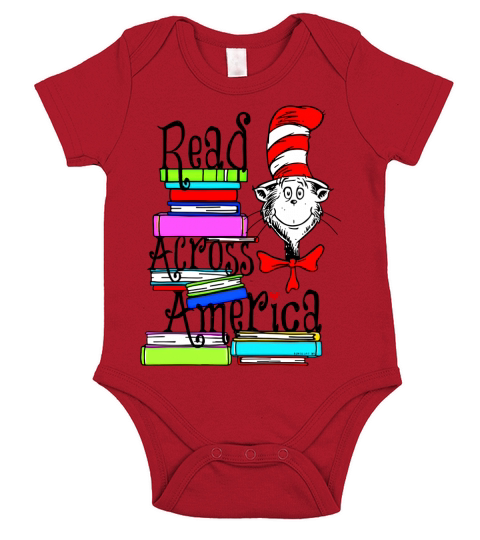 Read Across America Short Sleeve Baby One-Piece