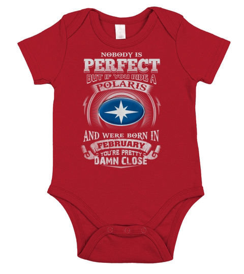 RIDE A POLARIS FEBRUARY Short Sleeve Baby One-Piece