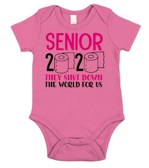 Senior Class of 2020 Real Funny Short Sleeve Baby One-Piece