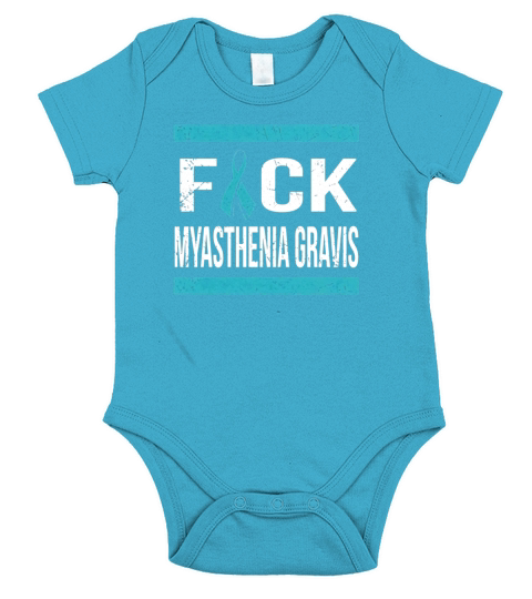 SUPPORT MYASTHENIA GRAVIS AWARENESS T SHIRT Short Sleeve Baby One-Piece