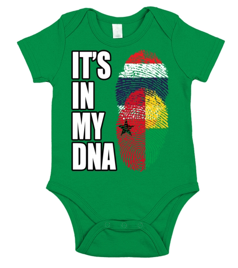 Thai And Bissau Guinean Vintage Heritage DNA Flag Short Sleeve Baby One-Piece