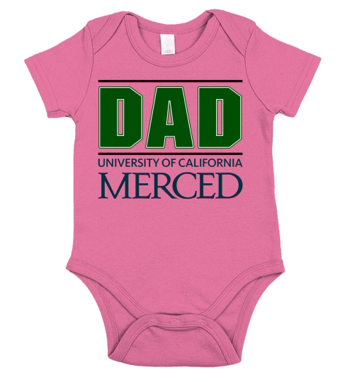 University Of California Merced Proud Dad Parents Day 2020 Short Sleeve Baby One-Piece