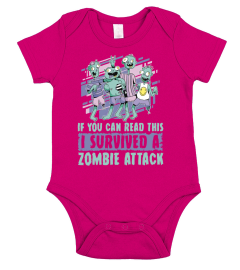 Zombies Short Sleeve Baby One-Piece