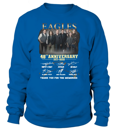 Eagles 48th anniversary 1971-2019 thank you for the memories shirt Sweatshirt Unisex